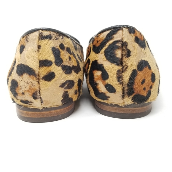 Steven by Steve Madden Leopard Pony Hair Loafers 7 - Picture 3 of 8